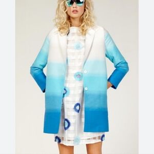 Trelise Cooper Aurora Setting Sun Jacket Blue Ombre Size Small Summer 2016